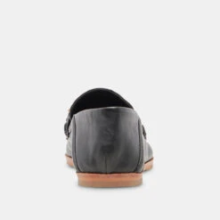 REIGN FLATS BLACK LEATHER -Fashion Shoe Store download 23