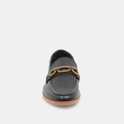 REIGN FLATS BLACK LEATHER -Fashion Shoe Store download 24