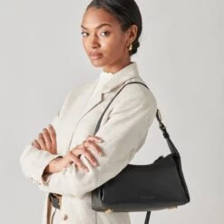 Dolce Vita AUDRI SHOULDER BAG BLACK LEATHER -Fashion Shoe Store download 39 16f7967c afd3 44ff 98d4 b06af71c2713