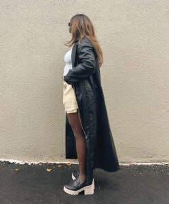 HALONA LOAFERS BLACK LEATHER -Fashion Shoe Store halona black