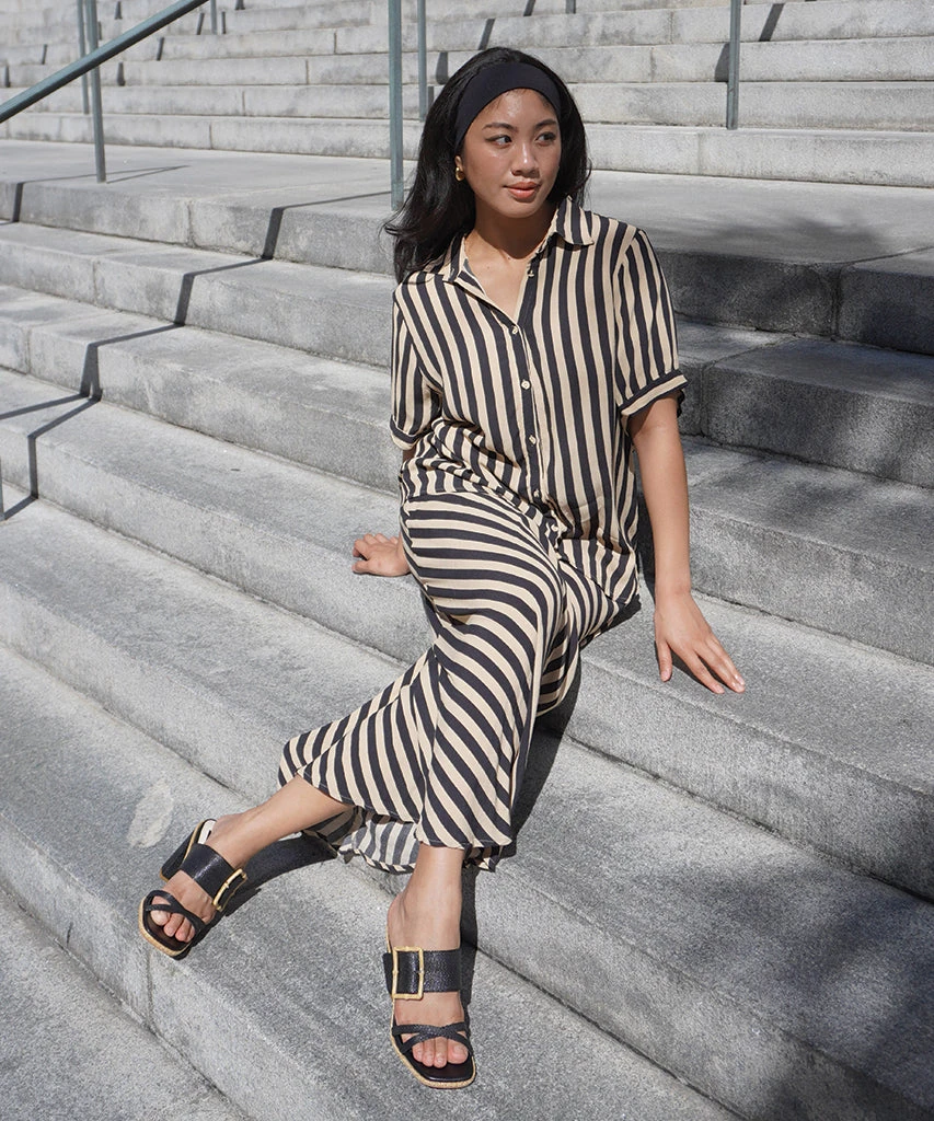 ONNIE HEELS ONYX RAFFIA 6 ONNIE HEELS ONYX RAFFIA - Image 4