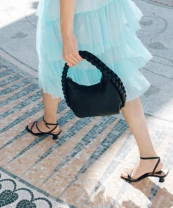 PIPPA CROSSBODY BAG BLACK LEATHER -Fashion Shoe Store pip black pdp