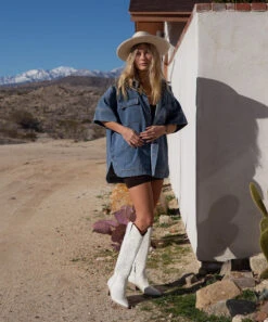 SOLEI BOOTS WHITE LEATHER -Fashion Shoe Store solei w 2