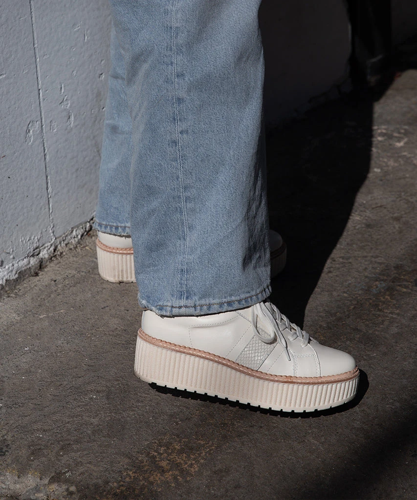 TIGER SNEAKERS WHITE LEATHER 10 TIGER SNEAKERS WHITE LEATHER - Image 8