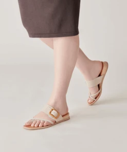 PERRIS SANDALS IVORY EMBOSSED LEATHER -Fashion Shoe Store webimage 30159735 B608 4B32 B596B86188CC0BA5